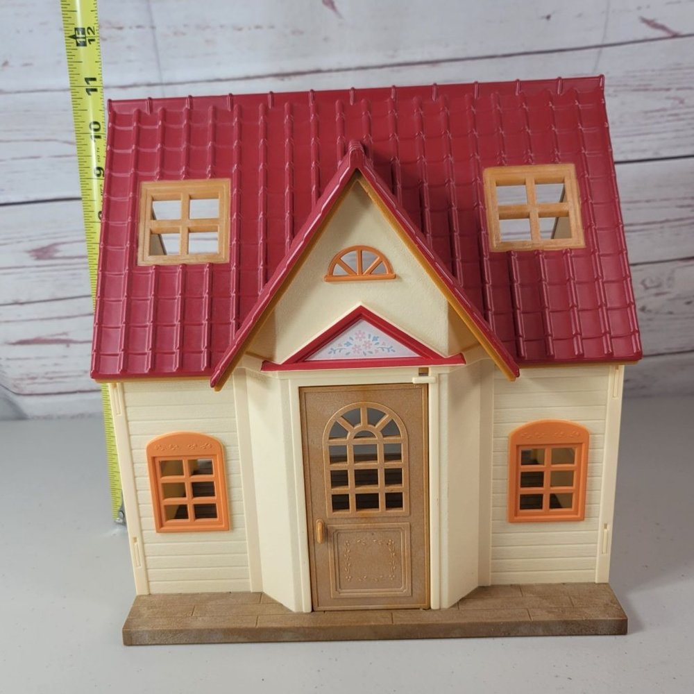 Sylvanian Calico Critters Cozy Cottage Dollhouse Playhouse House Only 2 Stories - Picture 9 of 12